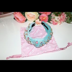 Lele Sadoughi X Barbie Aqua Headband